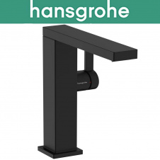 Смеситель Hansgrohe (art 73060670) для раковины однорычажный, с поворотным изливом, Fine CoolStart 210, Чёрный мат