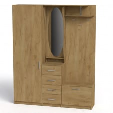 Передпокій Компаніт Тамара 1600 мм дсп дуб-крафт-золотий