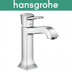 Смеситель Hansgrohe (art 31302000) для раковины однорычажный с сливным гарнитуром, Metropol Classic 160, Хром Полтава