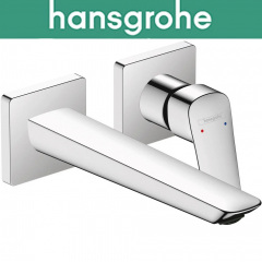 Смеситель Hansgrohe (art 71256000) для раковины однорычажный, Logis, Хром Тернопіль