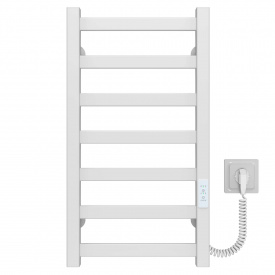 Полотенцесушитель электрический Avast П7 300х600 Deffi Белый WD04 (B.AV.60.30.7.E.W.R.4)