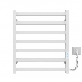 Полотенцесушитель электрический Avast П7 500х600 Deffi Белый WD04 (B.AV.60.50.7.E.W.R.4)