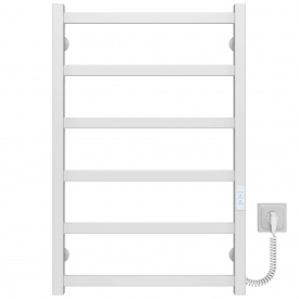 Полотенцесушитель электрический Avast П6 500х800 Deffi Белый WD04 (B.AV.80.50.6.E.W.R.4)
