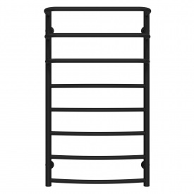 Полотенцесушитель водяной Каскад Дуга П8 500х900 Deffi Черный (C.KD.90.50.8.B.B)