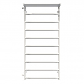 Полотенцесушитель водяной Трапеция с полкой П10 500х1100 Deffi Белый (C.TP.110.50.10.W.B)