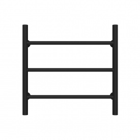 Полотенцесушитель водяной Орион П3 500х500 Deffi Черный (C.OR.50.50.3.B.B)