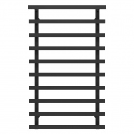 Полотенцесушитель водяной Breeze П10 400x1000 Deffi Черный (A.BZ.100.40.10.B.A)