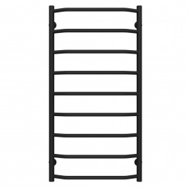 Рушникосушарка водяна Трапеція П9 500х1000 Deffi Чорний (C.TR.100.50.9.B.B)