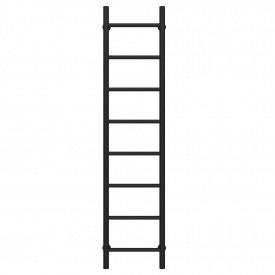 Полотенцесушитель водяной Орион П8 200х1400 Deffi Черный (C.OR.140.20.8.B.B)