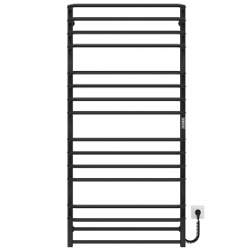 Полотенцесушитель электрический Lux П16 700х1500 Deffi Черный JD04 (A.LU.150.70.16.E.B.R.2)