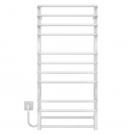 Полотенцесушитель электрический Lux П12 600х1100 Deffi Белый WD04 (A.LU.110.60.12.E.W.L.4)