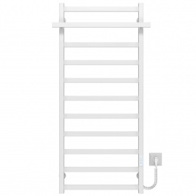 Полотенцесушитель электрический Nicolе П11 500х1200 Deffi Белый WD04 (A.NI.120.50.11.E.W.R.4)