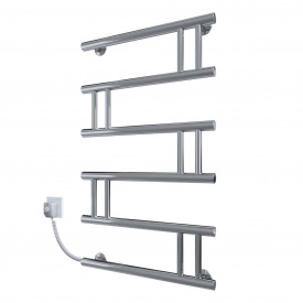 Полотенцесушитель электрическая Змейка Люкс 500х800 Deffi Хром EF16 (C.ZL.80.50.E.C.L.5)