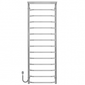 Полотенцесушитель электрический Трапеция с полкой П15 500х1500 Deffi Хром EF16 (C.TP.150.50.15.E.C.L.5)