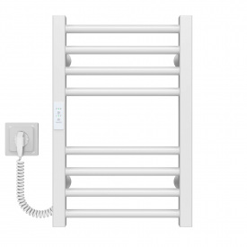 Полотенцесушитель электрический Lima П8 300х500 Deffi Белый WD04 (A.LI.50.30.8.E.W.L.4)