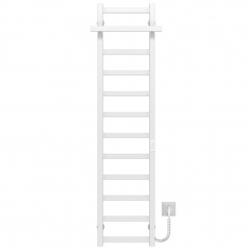 Полотенцесушитель электрический Nicolе П12 400х1400 Deffi Белый WD04 (A.NI.140.40.12.E.W.R.4)