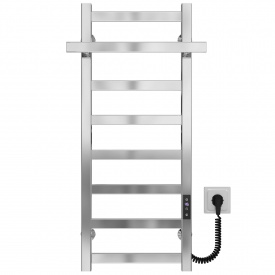 Полотенцесушитель электрический Nicolе П8 400х800 Deffi Хром JD04 (A.NI.80.40.8.E.C.R.2)