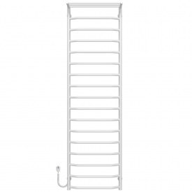 Полотенцесушитель электрический Трапеция с полкой П17 500х1800 Deffi Белый EF16 (C.TP.180.50.17.E.W.L.5)