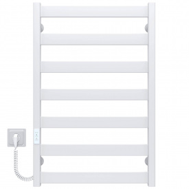 Полотенцесушитель электрический Silvia П7 500х800 E Deffi Белый WD04 (A.SV.80.50.7.E.W.L.4)