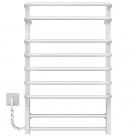 Полотенцесушитель электрический Lux П9 400х800 Deffi Белый WD04 (A.LU.80.40.9.E.W.L.4)