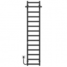 Полотенцесушитель электрический Nicolе П14 300х1600 Deffi Черный JD04 (A.NI.160.30.14.E.B.L.2)