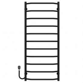 Полотенцесушитель электрический Трапеция П11 500х1200 Deffi Черный EF16 (C.TR.120.50.11.E.B.L.5)