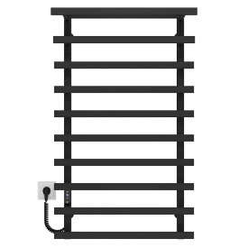 Полотенцесушитель электрический Agata П10 400x1000 Deffi Черный JD04 (A.AG.100.40.10.E.W.L.4)