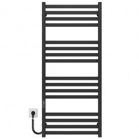 Полотенцесушитель электрический Magnus П16 500х1200 Deffi Черный JD04 (A.MA.120.50.16.E.B.L.2)