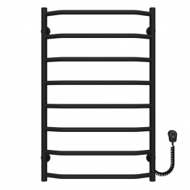 Полотенцесушитель электрический Трапеция П8 500х800 Deffi Черный EF16 (D.TR.80.50.8.E.B.R.5)