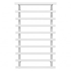 Полотенцесушитель водяной Agata П10 400x1000 Deffi Белый (A.AG.100.40.10.W.B)