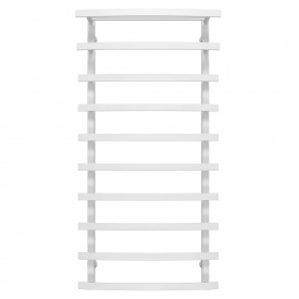 Полотенцесушитель водяной Lotos П10 500х1200 Deffi Белый (A.LO.120.50.10.W.A)