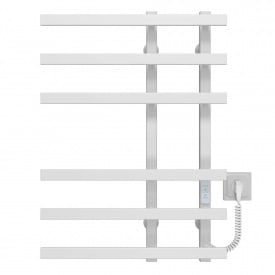 Полотенцесушитель электрический Atena П6 150х700 Deffi Белый WD04 (A.AT.70.15.6.E.W.R.4)