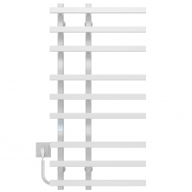 Полотенцесушитель электрический Atena П9 150х1000 Deffi Белый WD04 (A.AT.100.15.9.E.W.L.4)