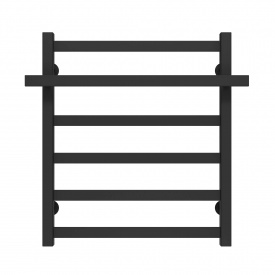 Полотенцесушитель водяной Nicolе П6 500х600 Deffi Черный (A.NI.60.50.6.B.C)