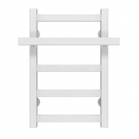 Полотенцесушитель водяной Nicolе П5 400х500 Deffi Белый (A.NI.50.40.5.W.A)