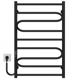 Полотенцесушитель электрический Вилла 500х800 Deffi Черный JD03 (C.VP.80.50.E.B.L.1)