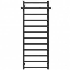 Полотенцесушитель водяной Nicolе П12 500х1400 Deffi Черный (A.NI.140.50.12.B.B)