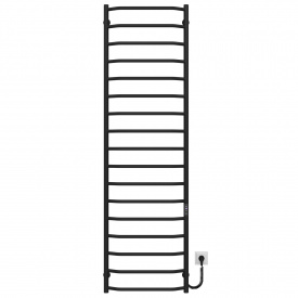 Полотенцесушитель электрический Трапеция П17 500х1800 Deffi Черный JD03 (C.TR.180.50.17.E.B.R.1)