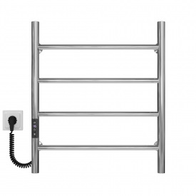 Полотенцесушитель электрический Орион П4 500х600 Deffi Хром JD03 (C.OR.60.50.4.E.C.L.1)