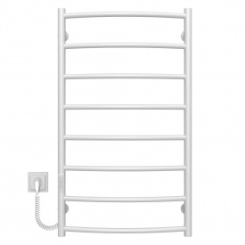 Полотенцесушитель электрический Классик П8 500х900 Deffi Белый WD03 (C.DK.90.50.8.E.W.L.3)