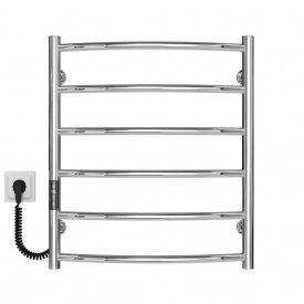 Полотенцесушитель электрический Классик П6 500х600 Deffi Хром JD03 (C.DK.60.50.6.E.C.L.1)