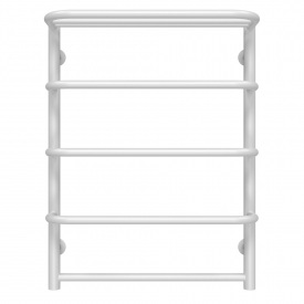 Полотенцесушитель водяной Стандарт с полкой П5 500х700 Deffi Белый (C.SP.120.50.10.W.B)