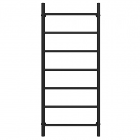 Полотенцесушитель водяной Орион П7 500х1200 Deffi Черный (C.OR.120.50.7.B.C)