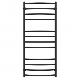 Полотенцесушитель водяной Классик Элит П12 400х1200 Deffi Черный (C.KE.120.40.12.B.C)