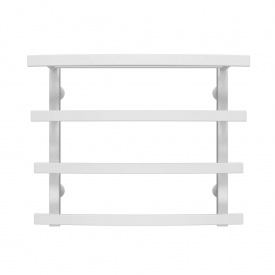 Полотенцесушитель водяной Lotos П4 400х500 Deffi Белый (A.LO.50.40.4.W.C)