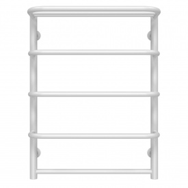 Полотенцесушитель водяной Стандарт с полкой П5 500х700 Deffi Белый (C.SP.120.50.10.W.C)