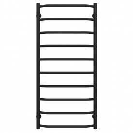 Рушникосушарка водяна Трапеція П10 500х1100 Deffi Чорний (C.TR.110.50.10.B.B)