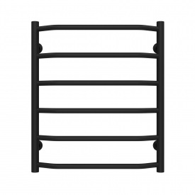 Рушникосушарка водяна Трапеція П6 500х600 Deffi Чорний (C.TR.60.50.6.B.B)