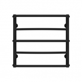 Полотенцесушитель водяной Аквамикс П5 500х500 Deffi черный (C.AM.50.50.5.B.A)