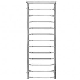 Полотенцесушитель водяной Трапеция с полкой П13 500х1400 Deffi Хром (C.TP.140.50.13.C.B)